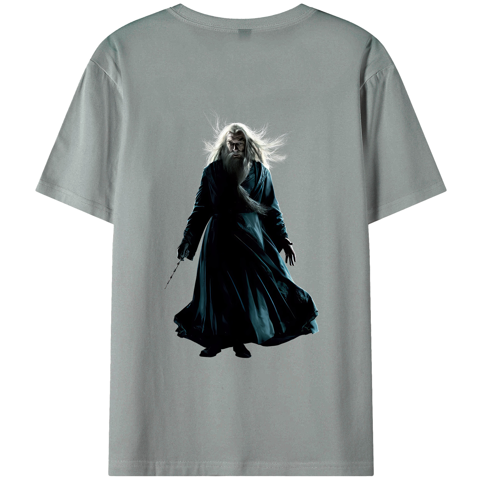 （画像用） Harry Potter ハリー・ポッターシリーズ 綿100％ メンズ半袖Tシャツ（バックプリント） 通気性